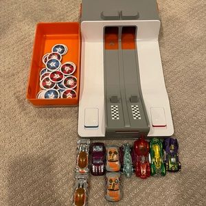 OSMO hot wheels, letters, numbers, writing board, tangrams, and iPad stand